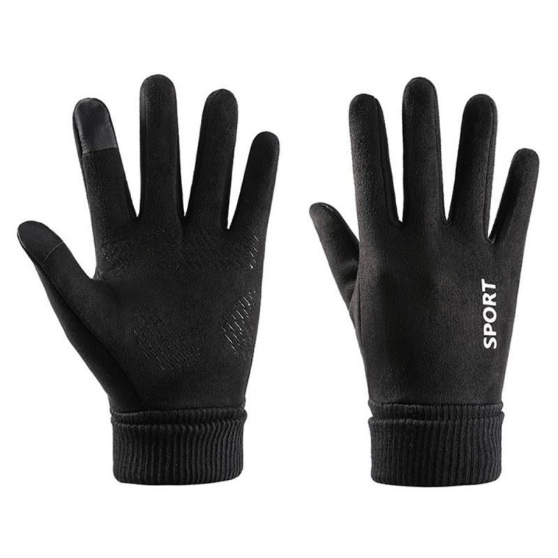 Men Winter Waterproof Cycling Gloves Outdoor Sports Running Motorcycle Ski