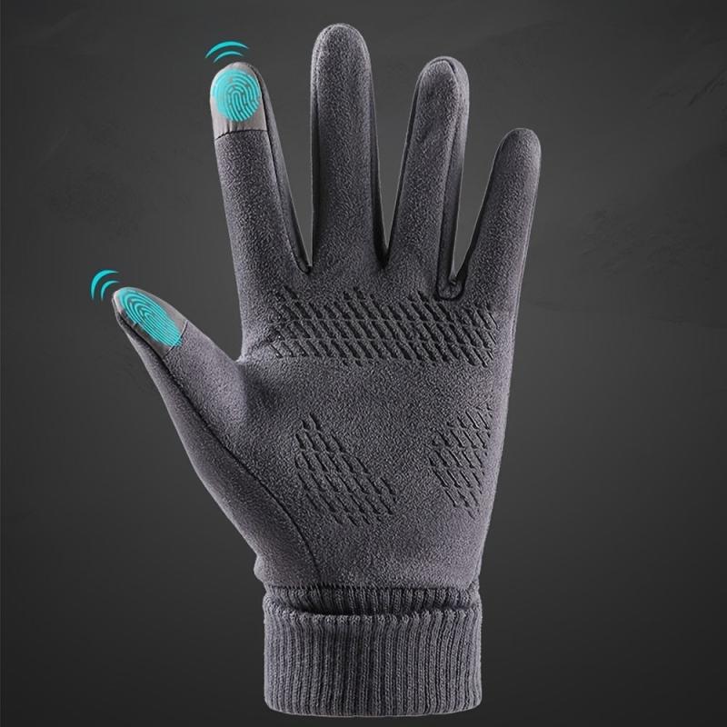 Men Winter Waterproof Cycling Gloves Outdoor Sports Running Motorcycle Ski