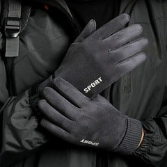 Men Winter Waterproof Cycling Gloves Outdoor Sports Running Motorcycle Ski