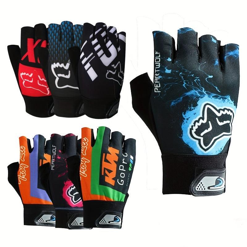 Half finger Cycling Gloves Thin Sports Fitness Mountain Bike Short finger