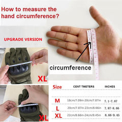 Full Finger Touch Screen Tactical Gloves for Men