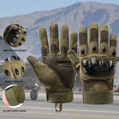 Full Finger Touch Screen Tactical Gloves for Men