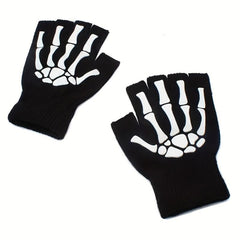 Halloween Skeleton Claw Gloves Couples Riding Non-skid Touch Screen Gloves
