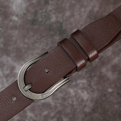 Men's Zinc Alloy Buckle Belt for Party Holiday Clothing