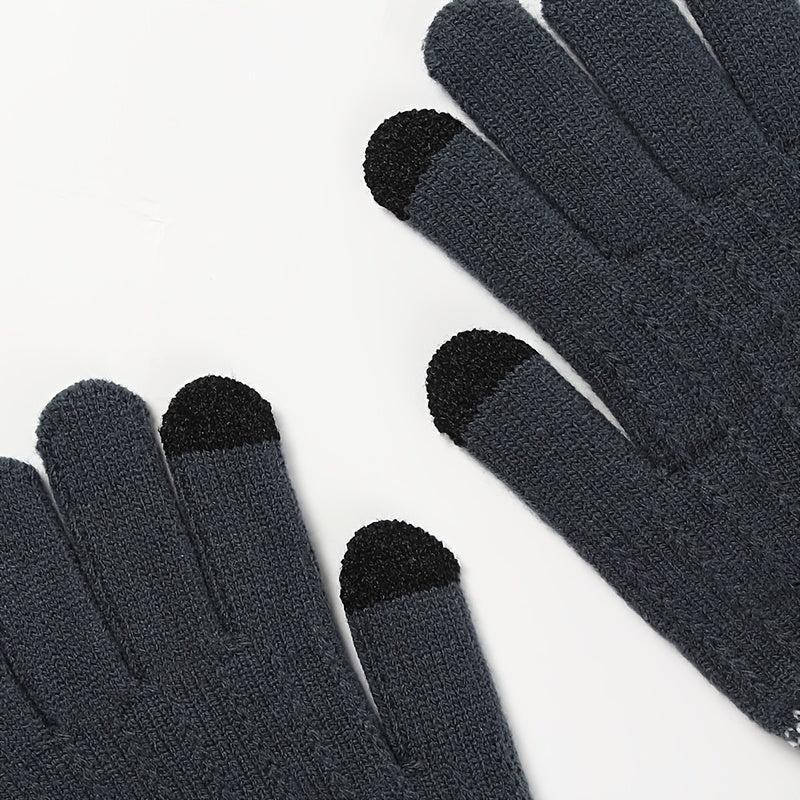 Classic Winter Touch Screen Plush Gloves & Mittens