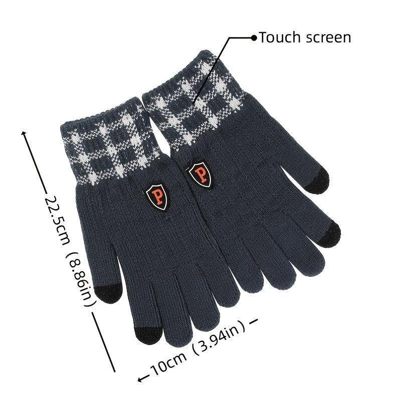 Classic Winter Touch Screen Plush Gloves & Mittens