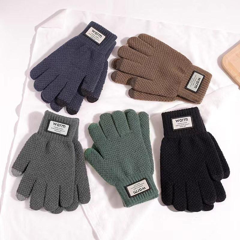 Touch Screen Winter Warm Knitted Gloves for Men & Women