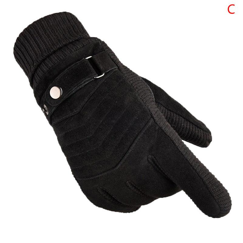 Men's Cycling Motorcycle Gloves - Non Slip Warm Thickening