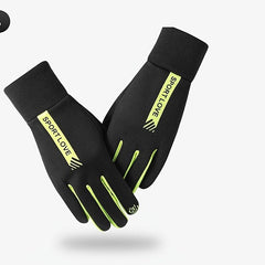 Men's Winter Cycling Gloves Fleece Touch Screen Waterproof Non slip