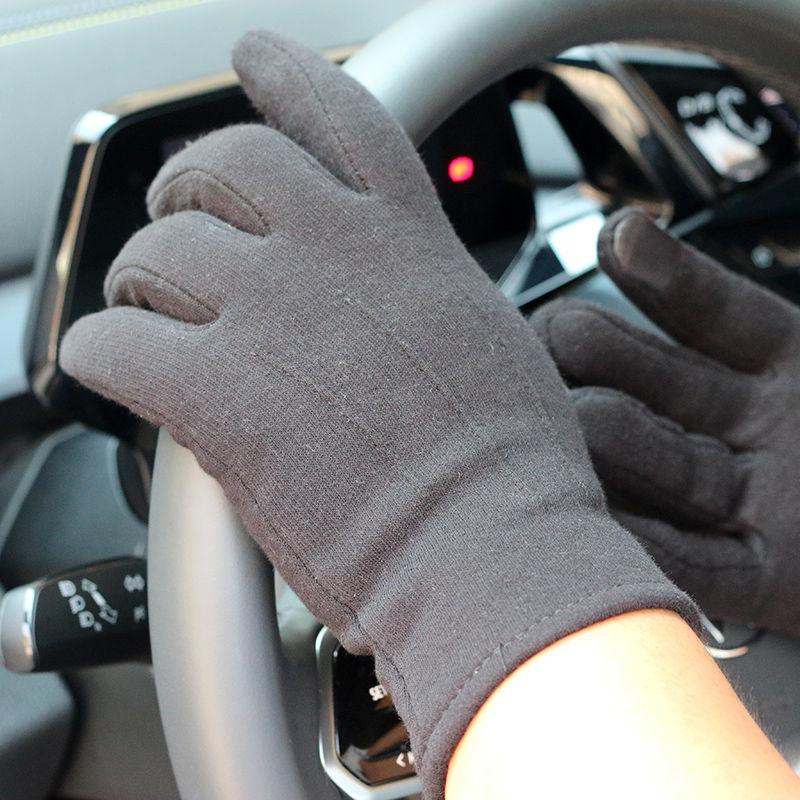 Men's Add Velvet Thick Warm Gloves Touch Screen Non-slip