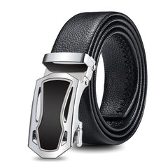 Men Waist Belt Sports Car Automatic Buckle Length Adjustable