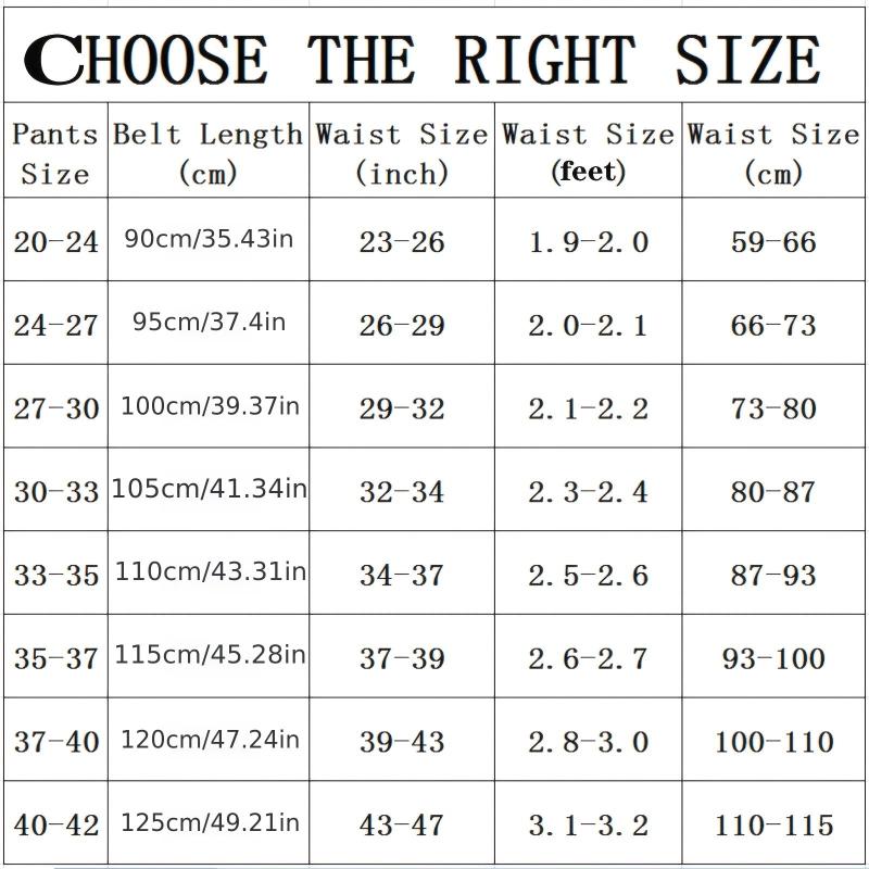 Men Waist Belt Sports Car Automatic Buckle Length Adjustable
