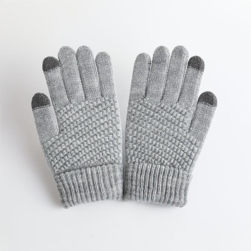 Winter Warm Touch Screen Knit Gloves Unisex