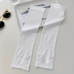 Breathable Sunscreen Long Arm Protection Sleeve - Fingerless Design