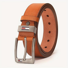 Men's PU Square Buckle Business Casual Belt Autumn Winter Belt