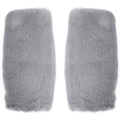 Warm Fuzzy Soft Gloves for Women Fingerless Gloves