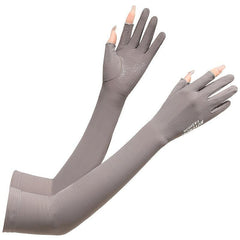 Summer Thin Ice Sleeves Two finger Sunscreen Arm Protection