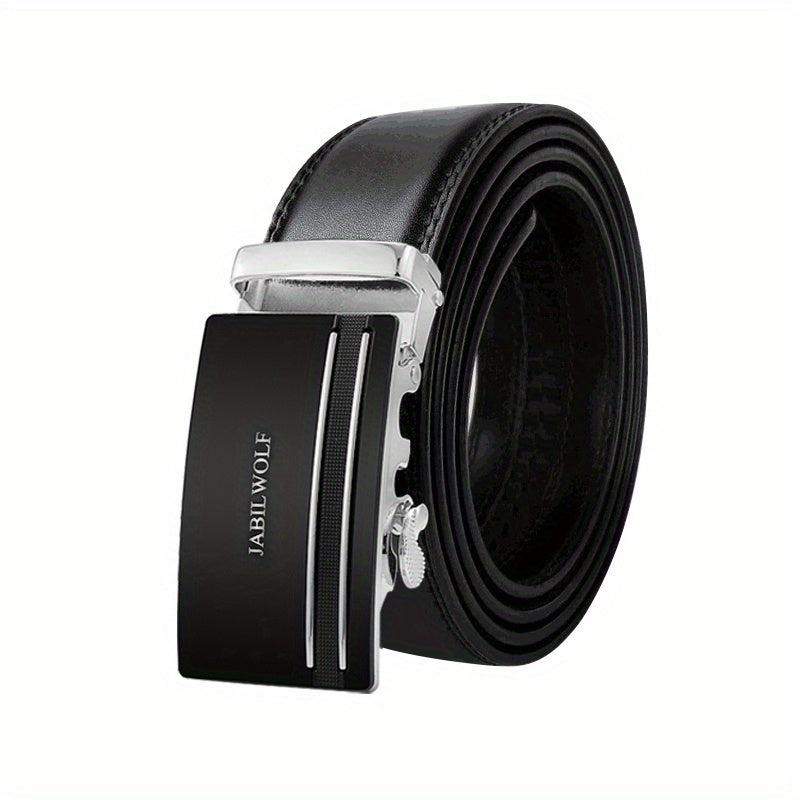 Men's Leather Automatic Buckle Business Belt