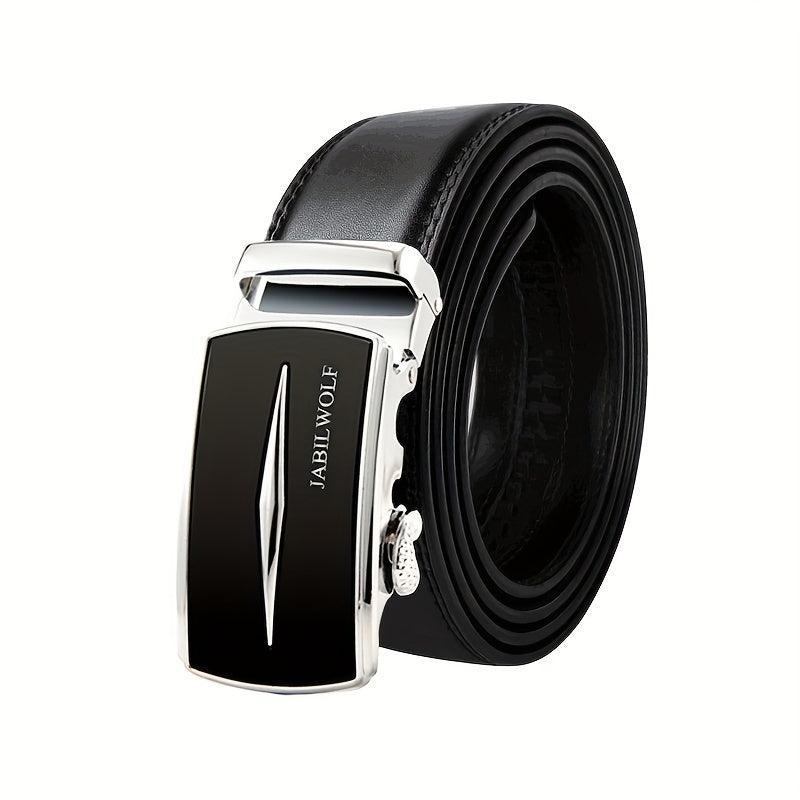Men's Leather Automatic Buckle Business Belt