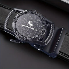 Men's PU Leather Buckle Belt for Outdoor Party Travel