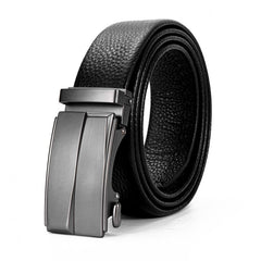 Men's Automatic Buckle Leather Belt Business Casual Belt