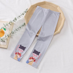 Cartoon Girl Print Ice Sleeves UV Protection Long Sleeves