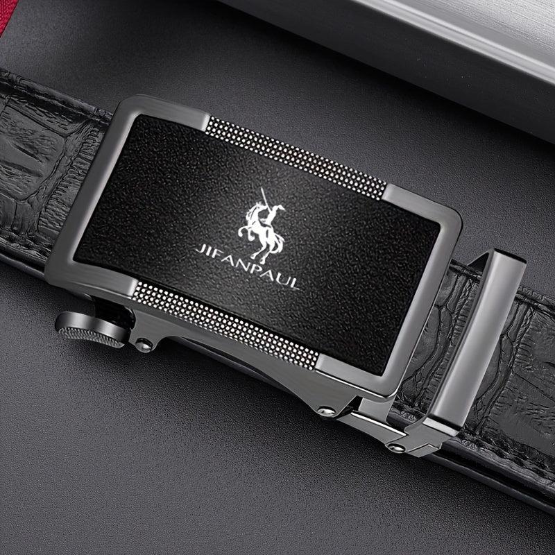 Men's Automatic Buckle Business Belt for Holiday Birthday