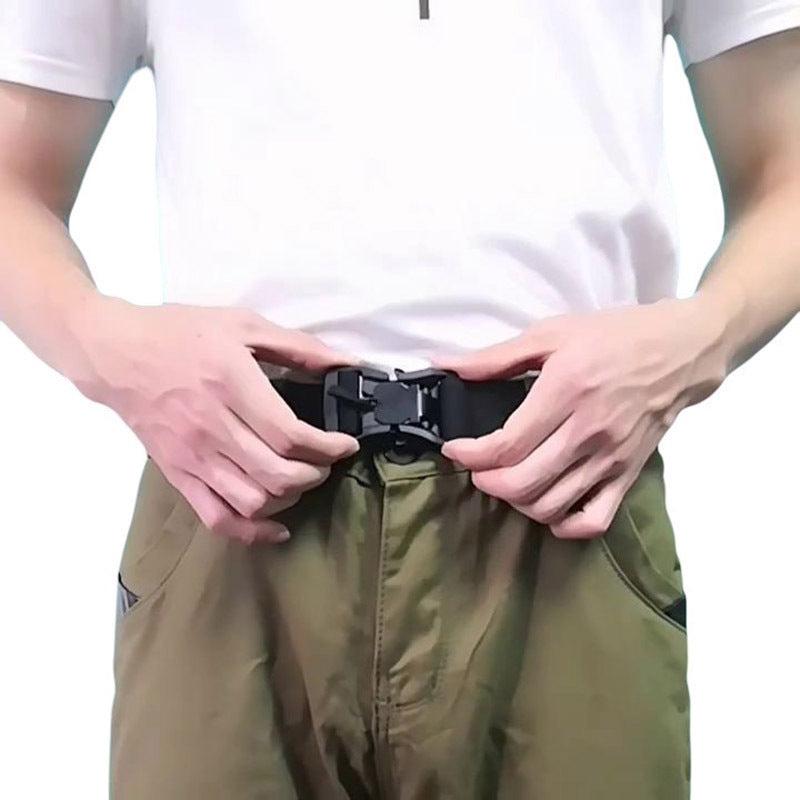 Men's Tactical Belt Quick Release Magnetic Buckle