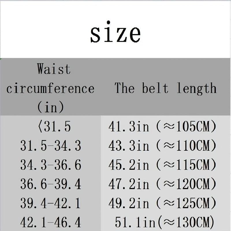 Casual Men's Belt w/ Automatic Buckle