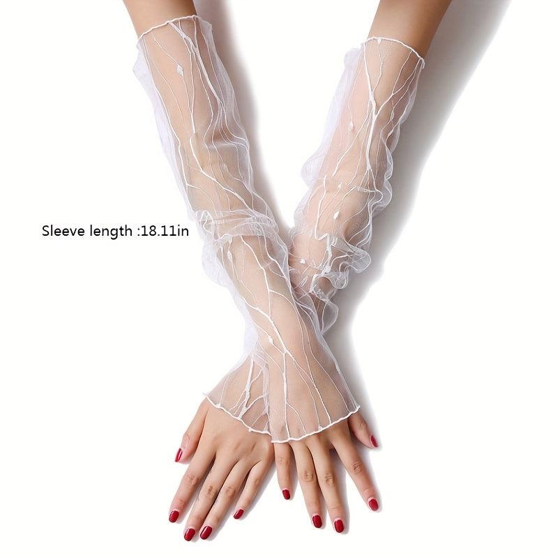 Lace Sleeve Women UV Protection Sunscreen Socks