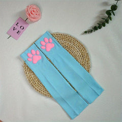 Viscose Cat Paw Sleeves Sunproof Slipproof Gloves