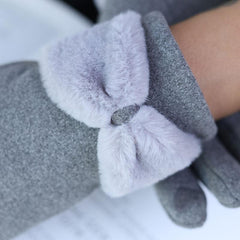 Women's Winter Fleece Warm Windproof Gloves