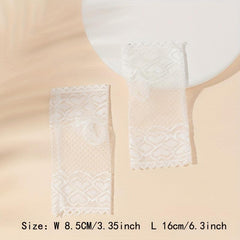 Lace Floral Short Fingerless Gloves for Women