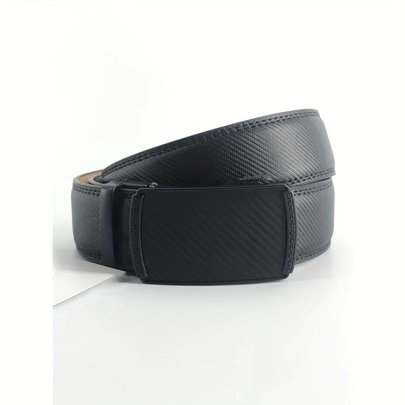 Casual Business Boys' Trousers Belt Men's Belt Automatic Buckle 3 Wide