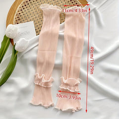 Lace Loose Sleeves Sunproof Gloves for Women