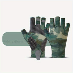 Ice Fishing Sunproof Fingerless Gloves for Sport