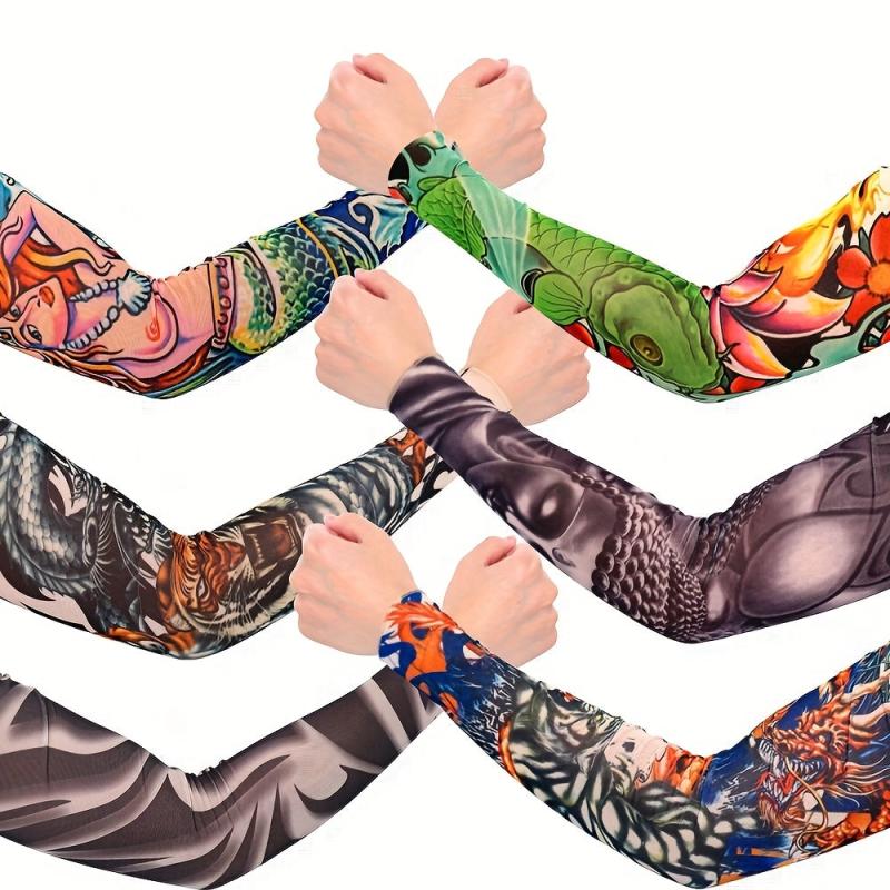 Sunproof Tattoo Arm Sleeves UV Protection For Summer