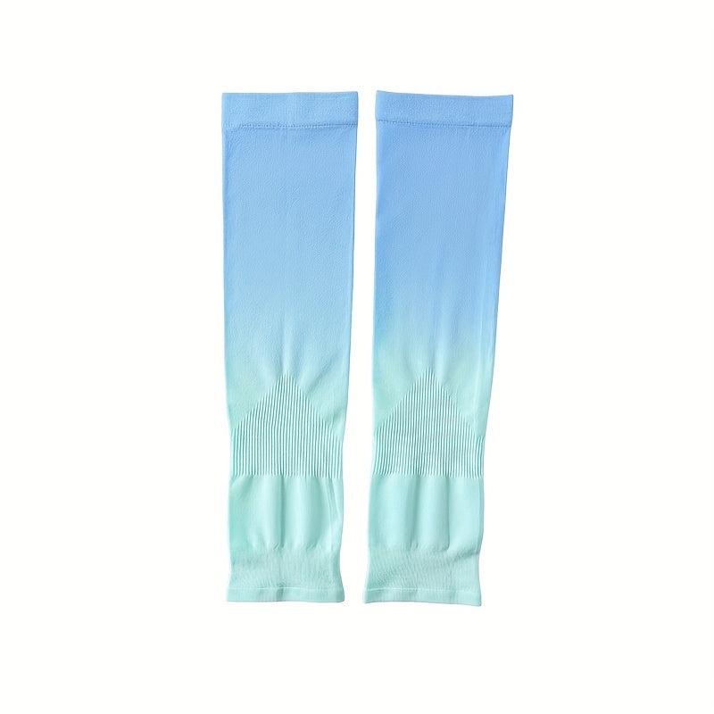 Gradient UV Protection Ice Sleeve for Summer Outdoor Driving Cycling Gloves