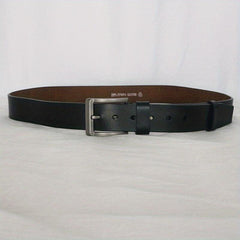 Men's Leather Belt Pin Buckle Casual Jeans Pants Waist Strap High Belt