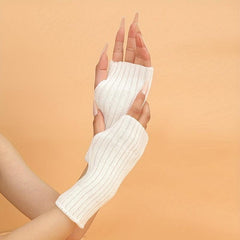 Cold Proof Arm Sleeves Fingerless Gloves For Women