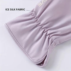 Viscose Sunshade Gloves Touch Screen Casual Sunscreen Outdoor Flip Gloves