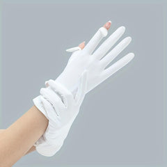 Ice Viscose Sunscreen Gloves Female UV Protection Touch Screen Anti Gloves