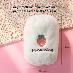 Embroidered Plush Sleeves Baby Student Warm Winter Elasticity