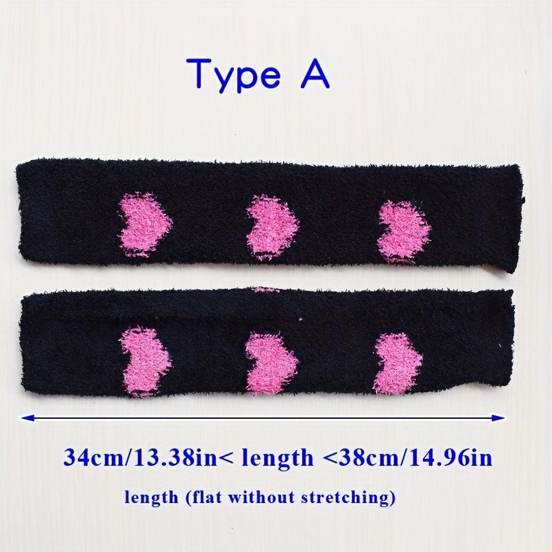 Velvet Thicken Arm Sleeve Warm Fingerless Sleeves For Women