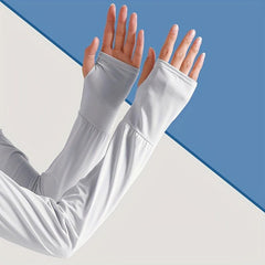 1pair Ice Sleeves UV Protection Gloves For Women Men Outdoor