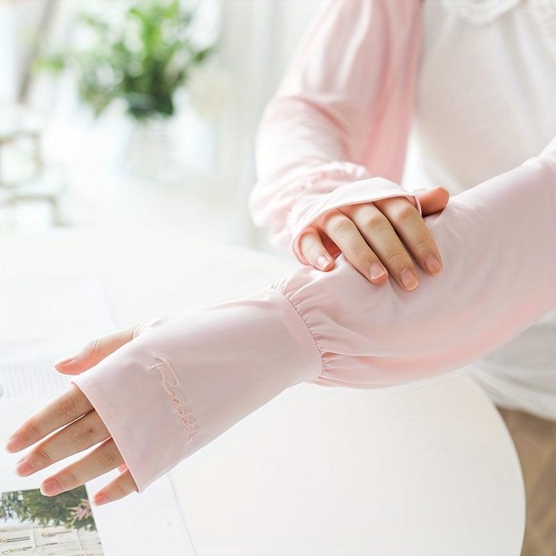 Sunproof Sleeves Elastic UV Protection Gloves for Outdoor Sports