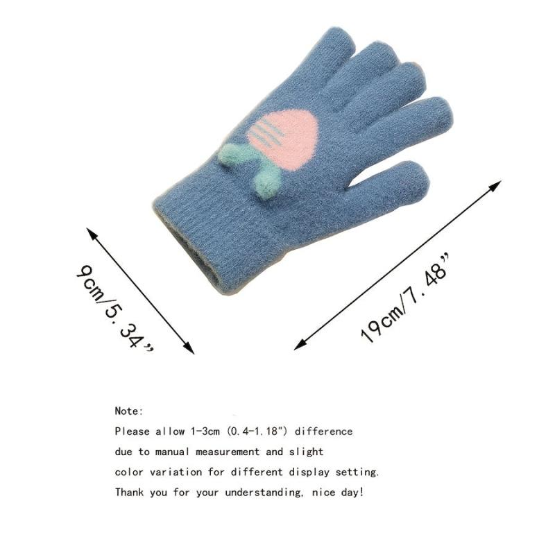 Women's Knit Touch Screen Gloves Winter Fleece Mittens