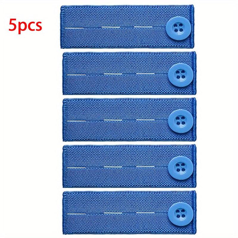 5pcs Elastic Waist Extender Button Adjustable Waistband Expanders