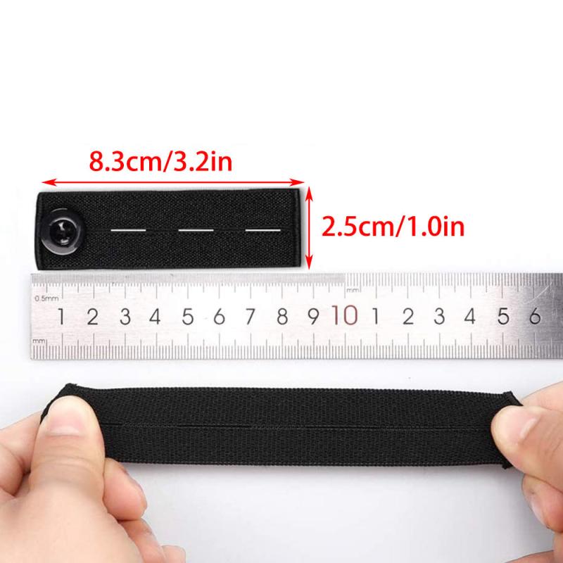 5pcs Elastic Waist Extender Button Adjustable Waistband Expanders