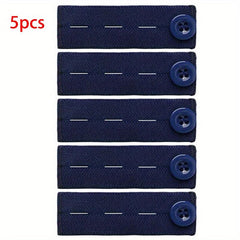 5pcs Elastic Waist Extender Button Adjustable Waistband Expanders
